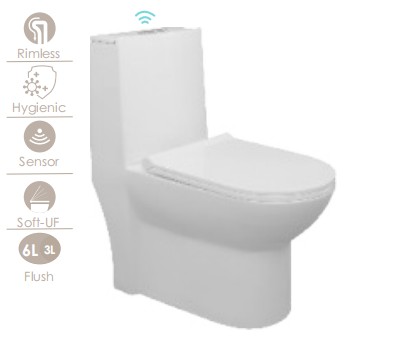 Simpolo Smalto One-Piece Toilet