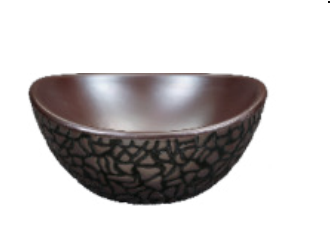 Shallow Hand Crafted Art Basin